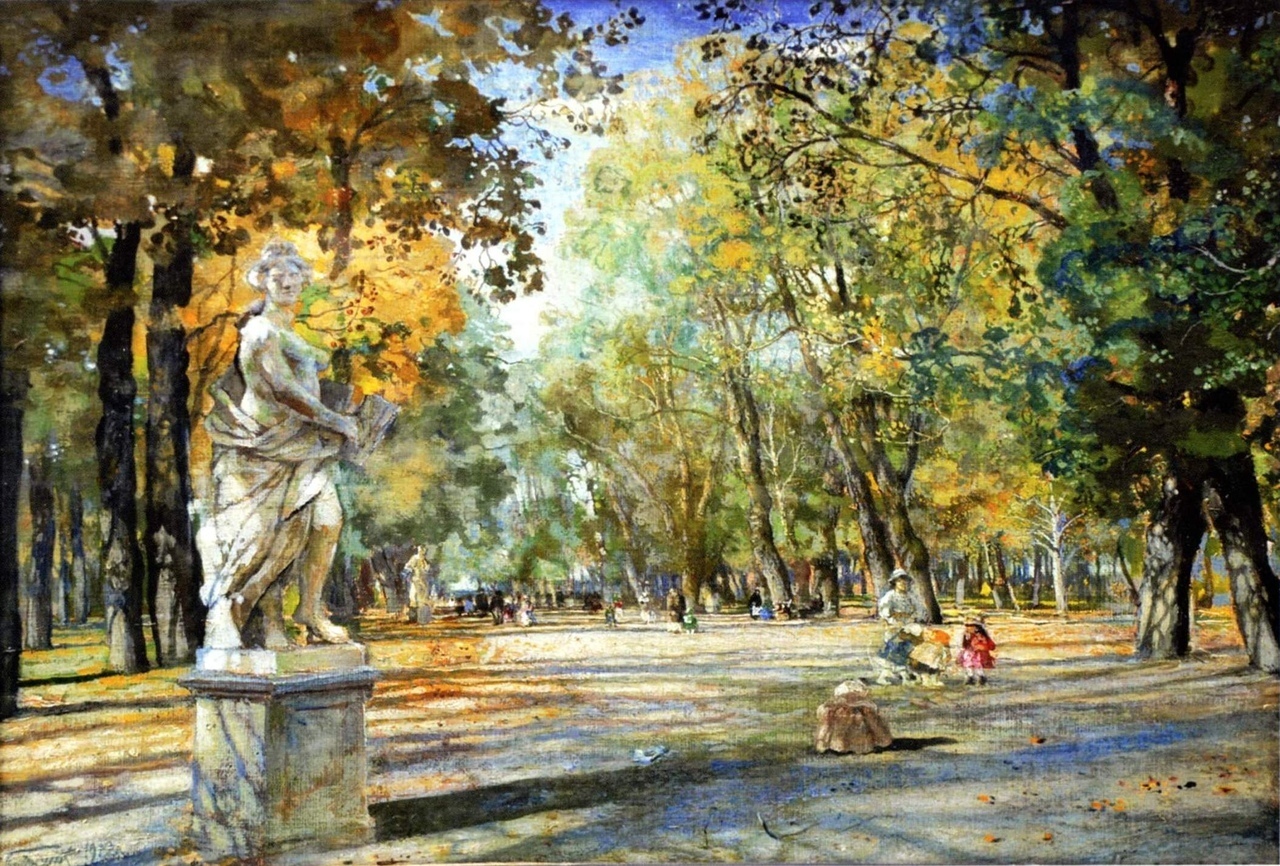 художники в парке